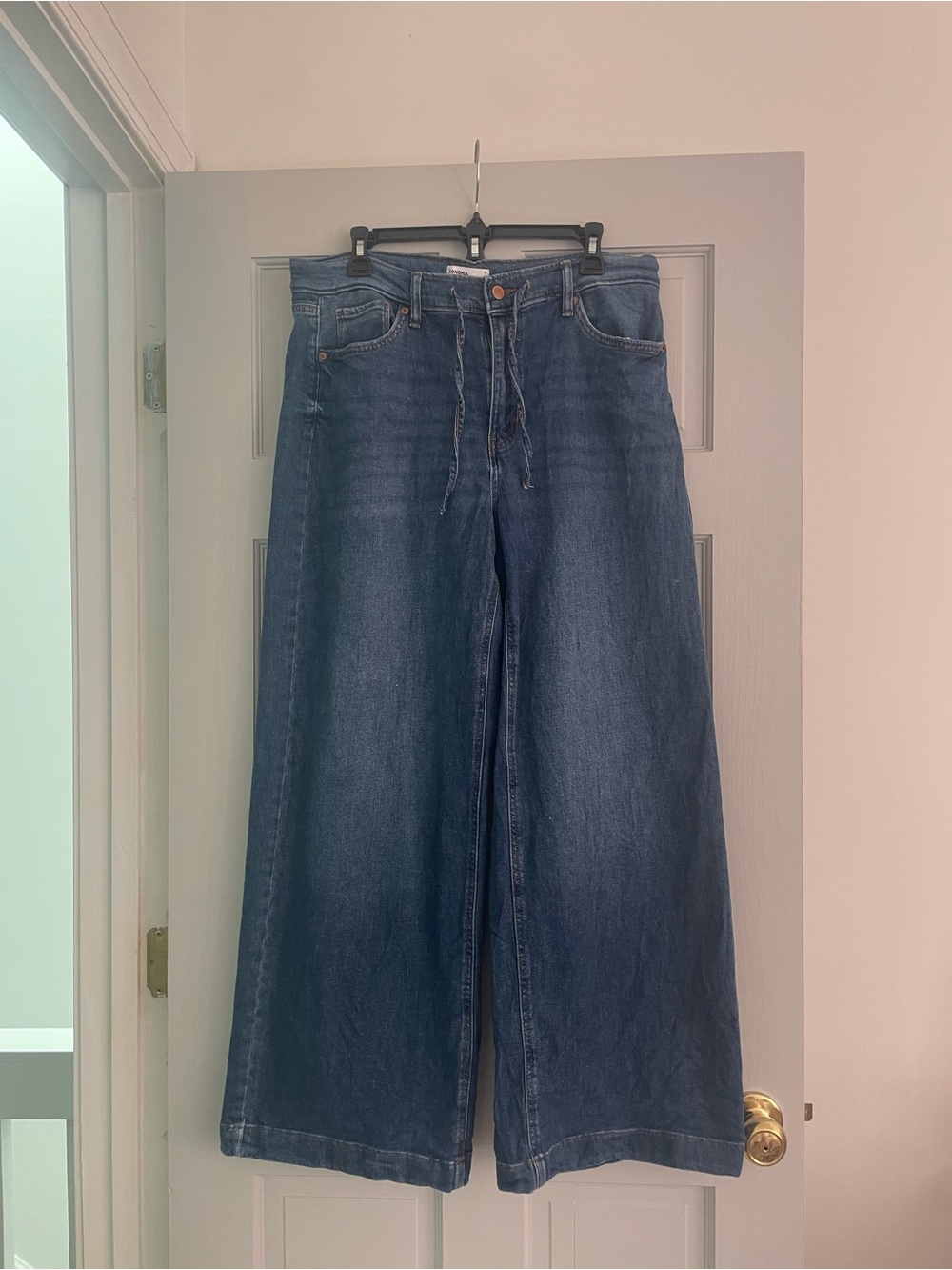 Sonoma Wide-Leg Dark Blue Denim Jeans